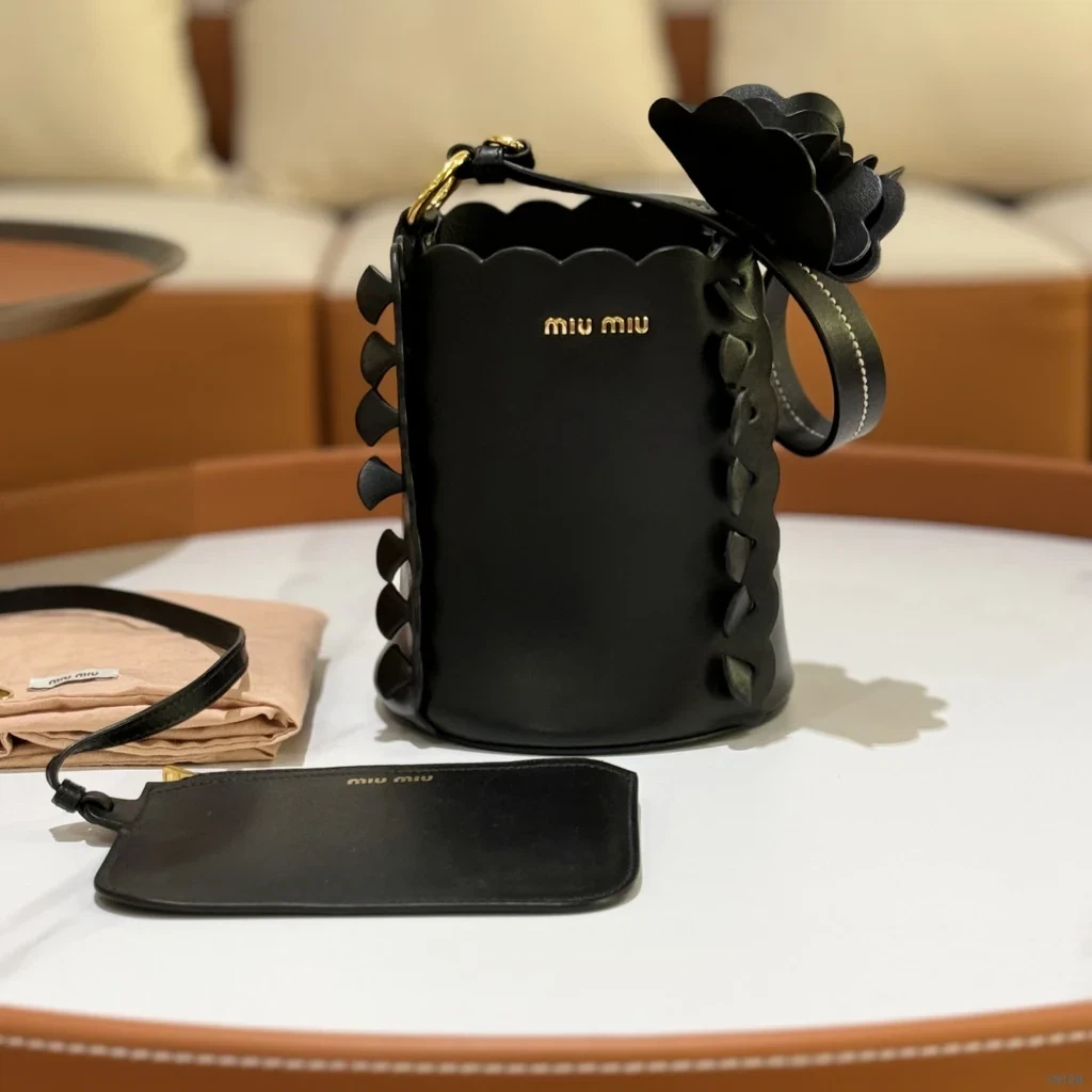 Authentic Miu Miu Black Bucket