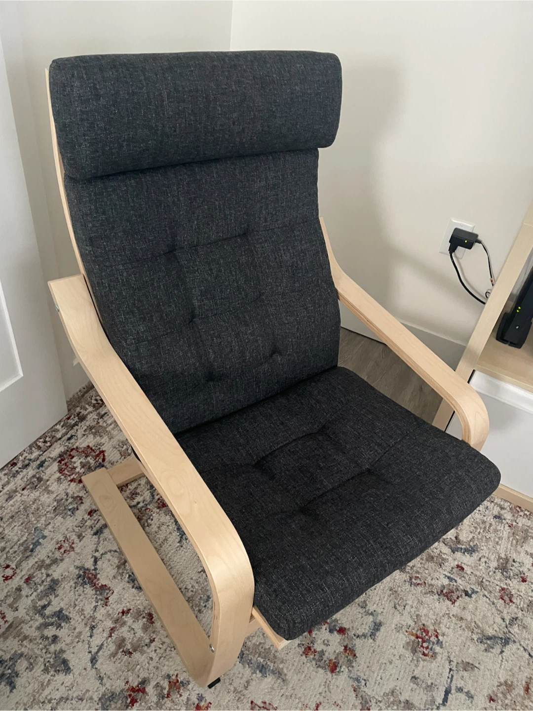 IKEA Poang Armchair - Dark Grey