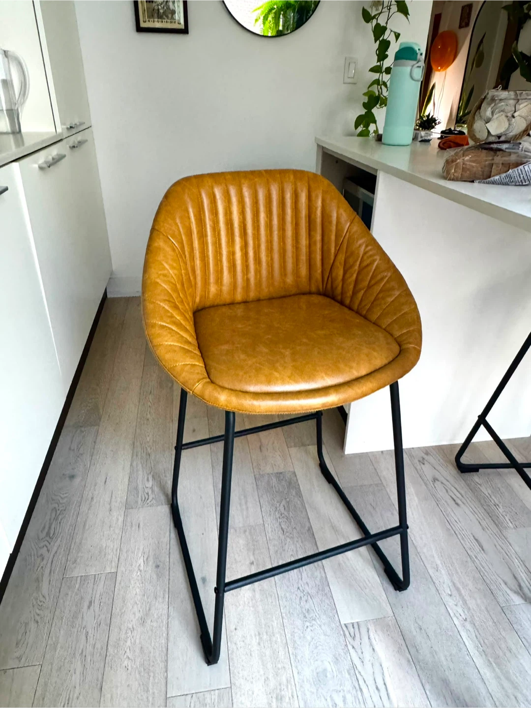 Mustard Yellow Bar Stool - set of x4