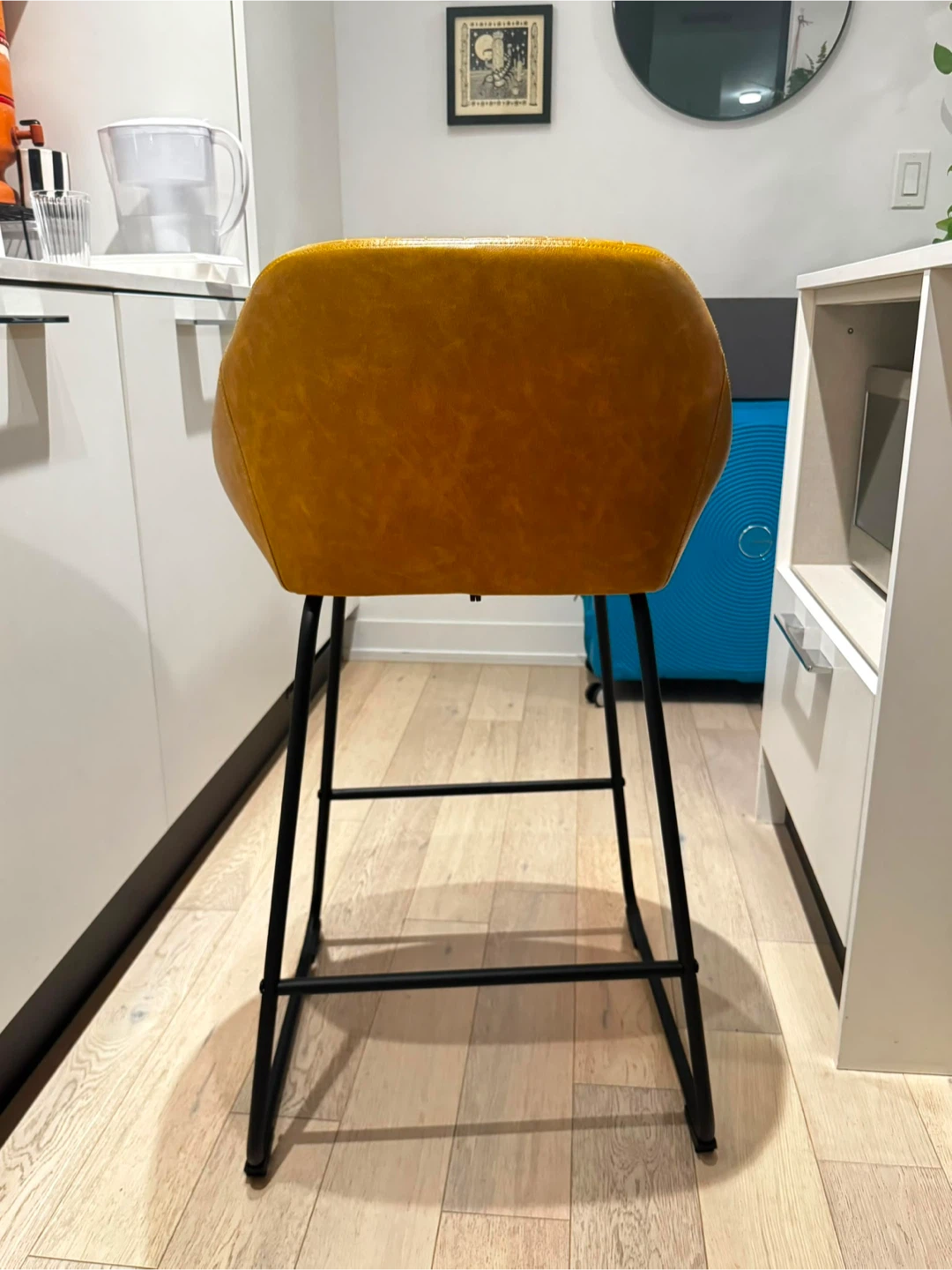 Mustard Yellow Bar Stool - set of x4 - photo 2