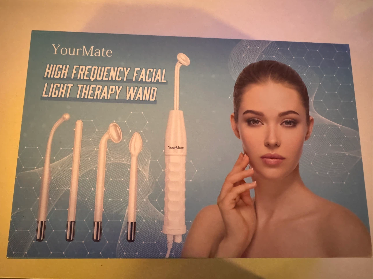 YourMate High Frequency Facial Light Therapy Wand