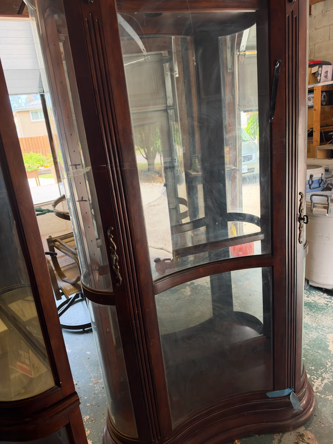 China Cabinet 2 piece (used) sale! - photo 4