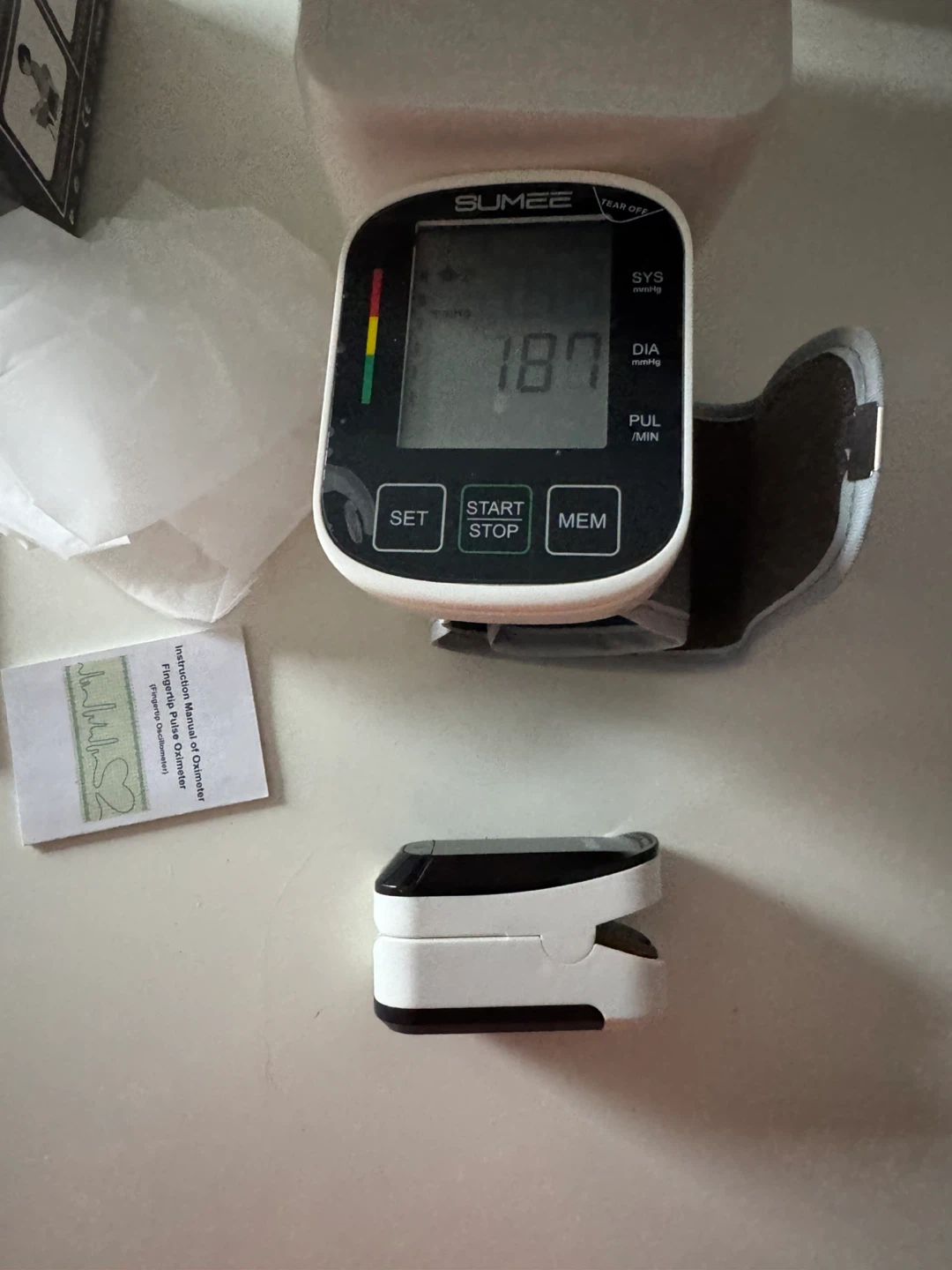 Sumee Wrist Electronic Blood Pressure Monitor - photo 4