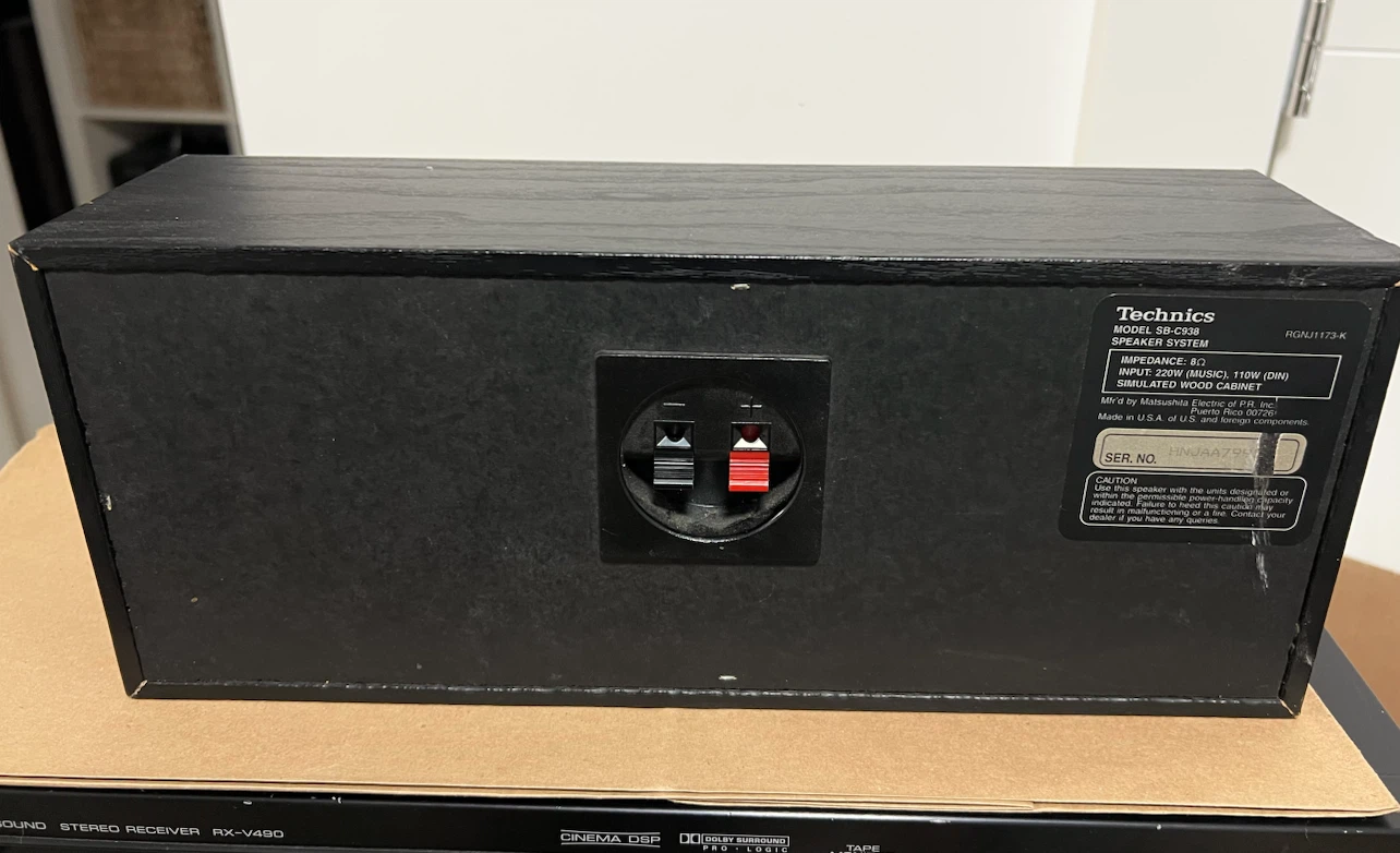 TECHNICS Center Channel Speaker - photo 2