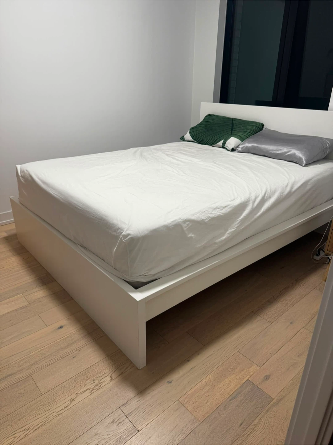 IKEA MALM Queen Bed Frame + Mattress