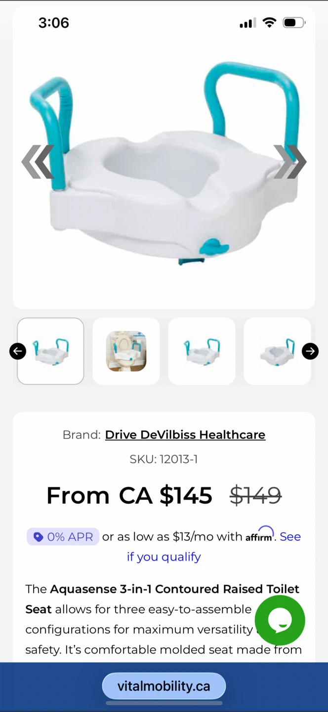 AquaSense 3-in-1 Contoured Raised Toilet Seat - photo 5