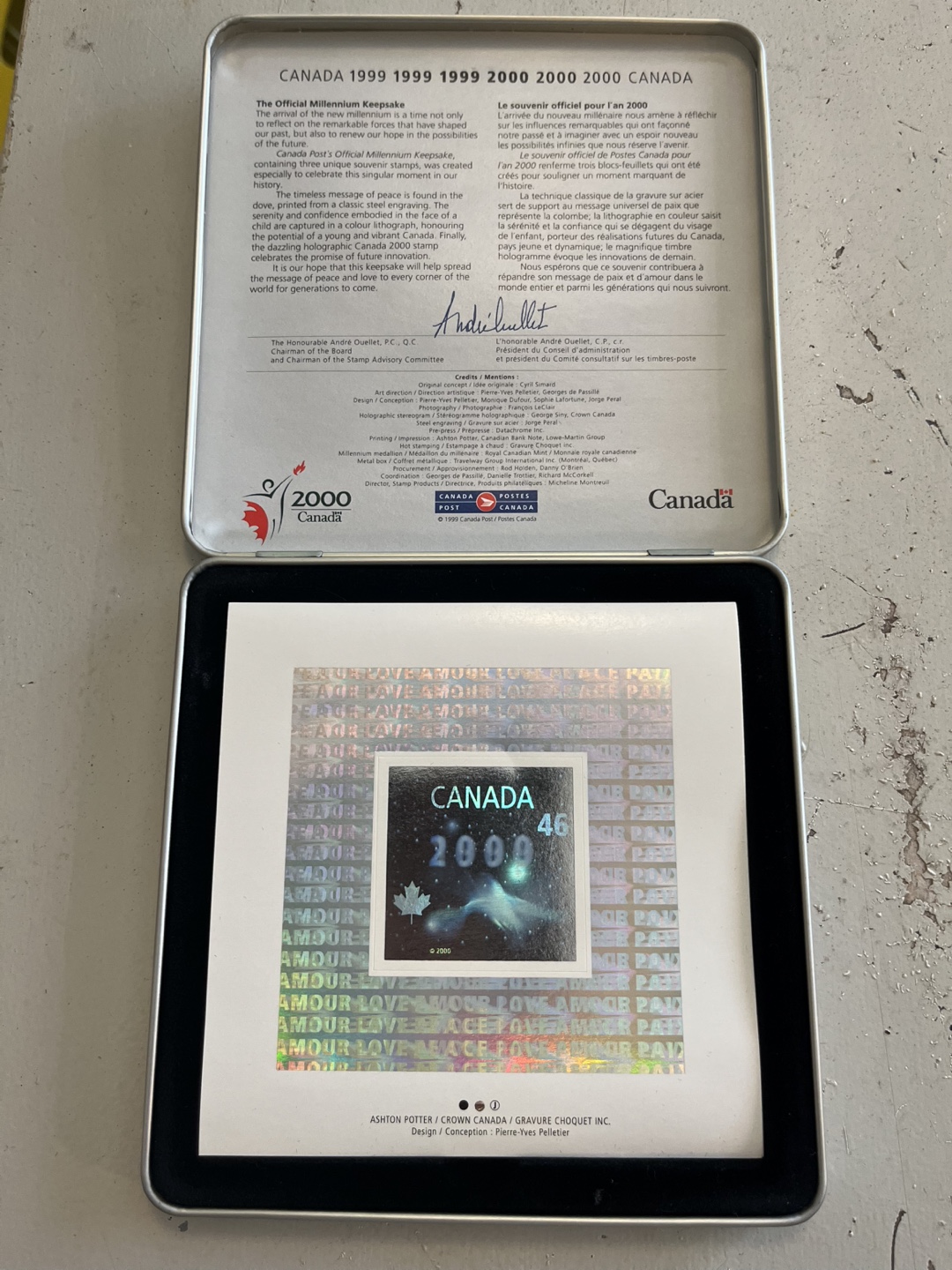 Canada Post Official Millennium Keepsake Set - photo 2