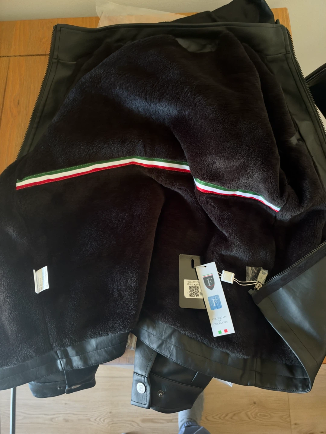F Collection Black Hooded Jacket(authentic)