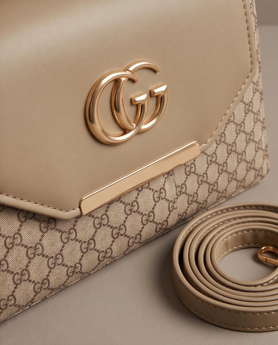 Gucci GG monogram and LV shoulder bag - photo 3