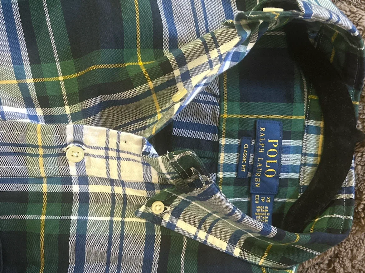 New Polo Ralph Lauren Plaid Shirt XS