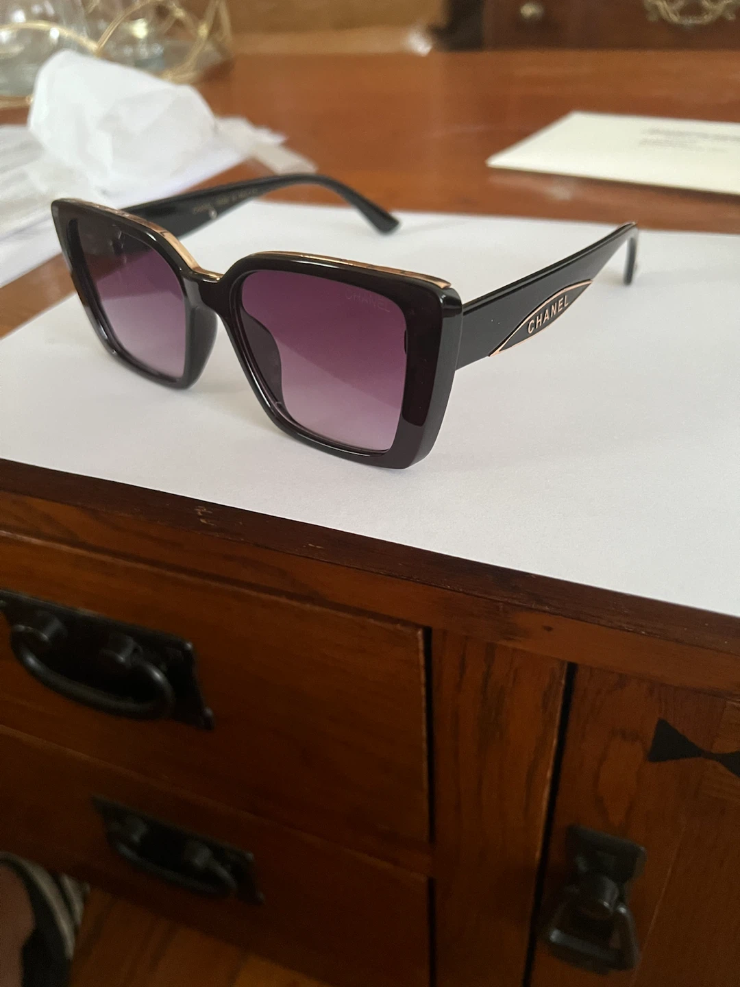 Chanel Black Sunglasses, 53,17,142.(sale price) - photo 3