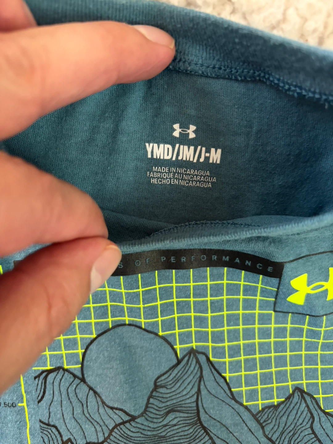 Under Armour Mountain Graphic T-Shirt Blue - photo 2