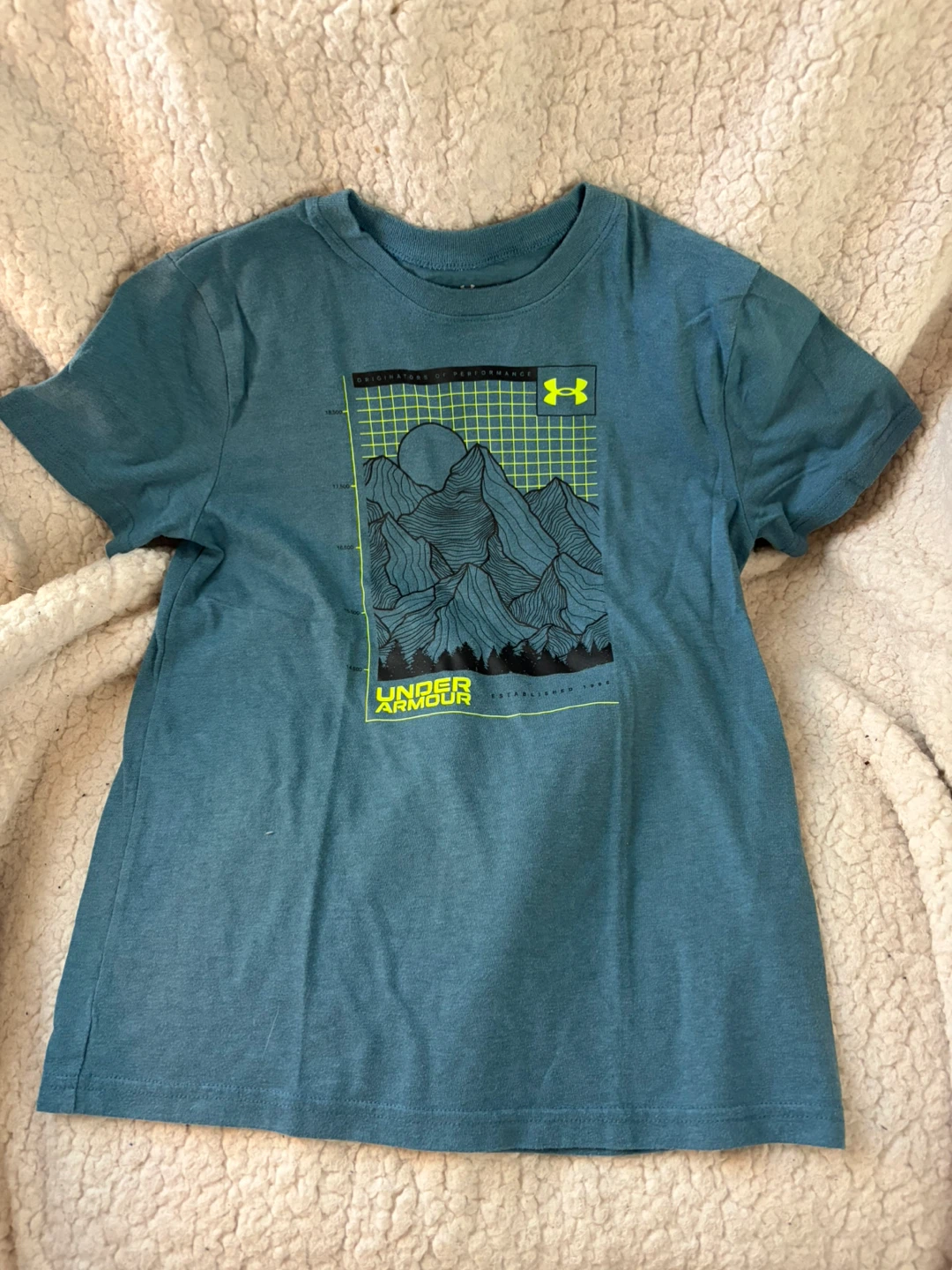 Under Armour Mountain Graphic T-Shirt Blue