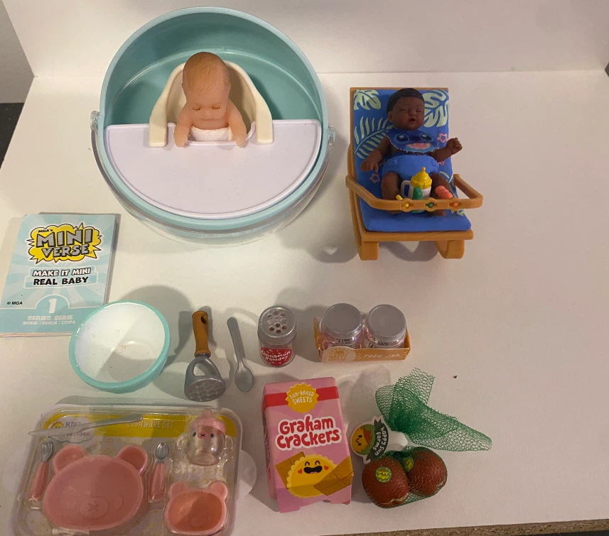 MGA Miniverse Make It Mini Real Baby Series 1 Bundle