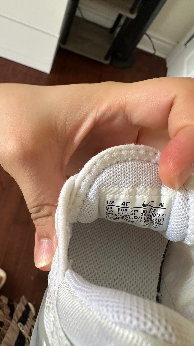 Nike Air Max 270 White Toddler Shoes Size 4C - photo 5