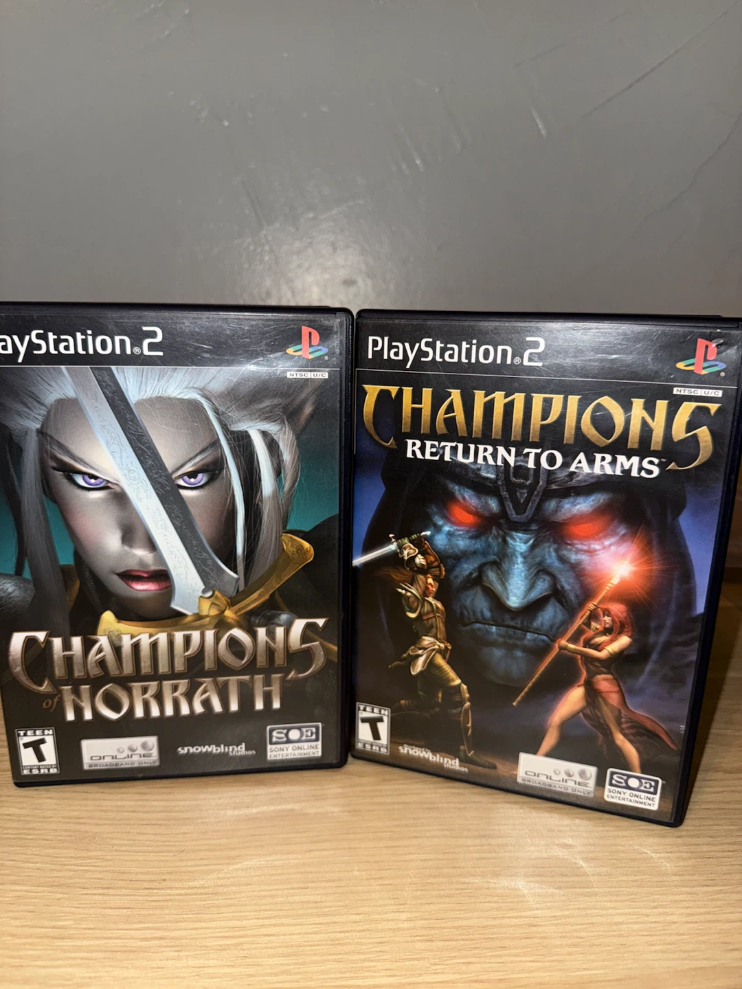 Champions of Norrath & Return to Arms PS2 Games