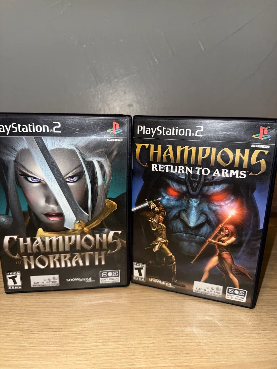 Champions of Norrath & Return to Arms PS2 Games