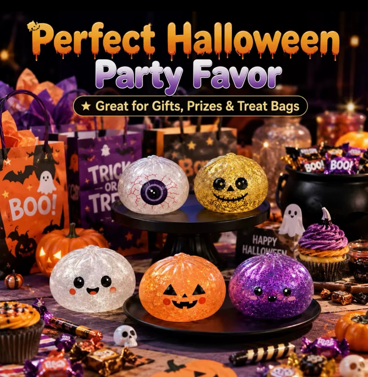 Halloween Mystry Squishy Dumpling- Mystry Box