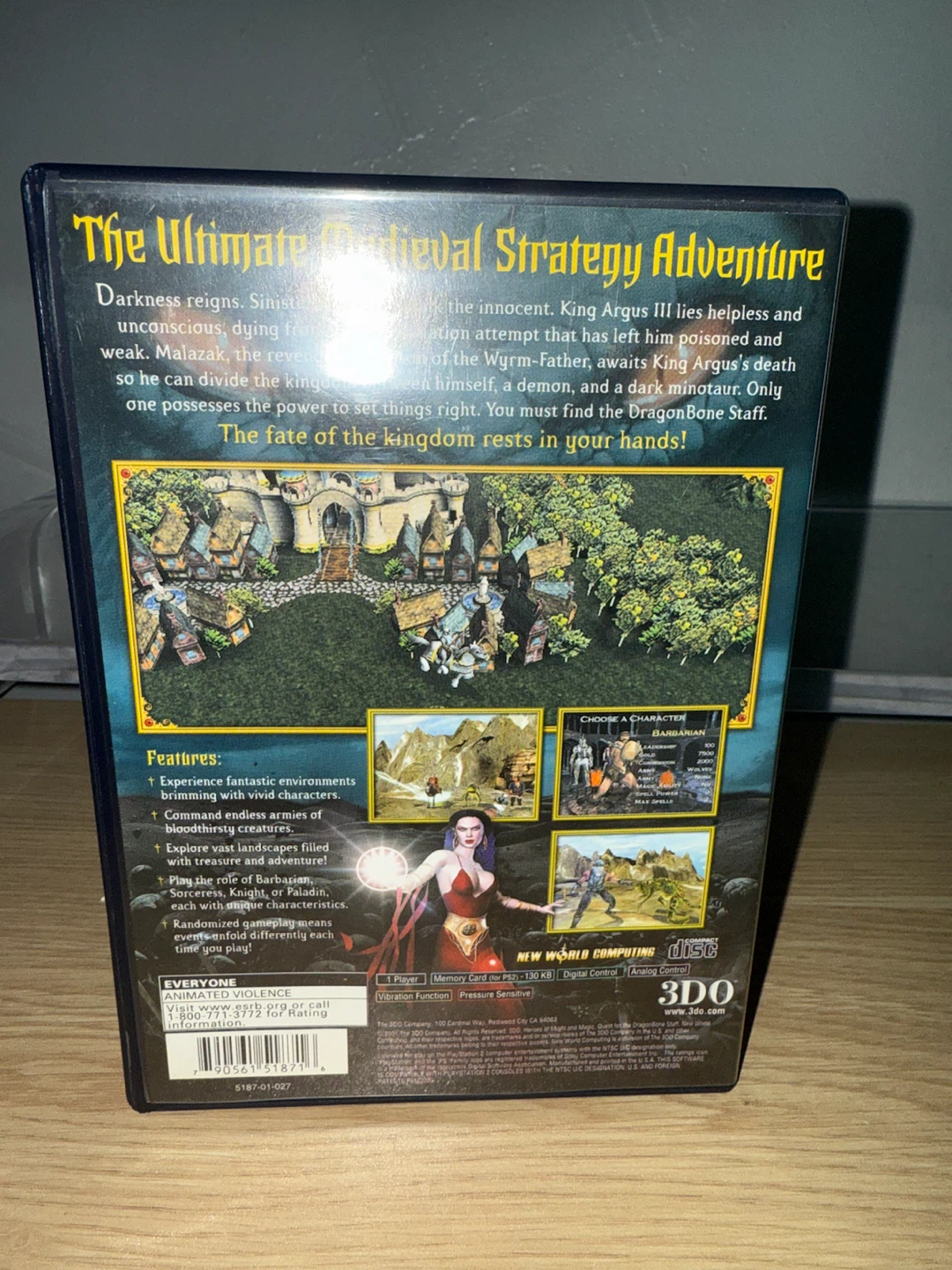Heroes of Might and Magic: Quest for the DragonBone Staff PS2 - photo 4