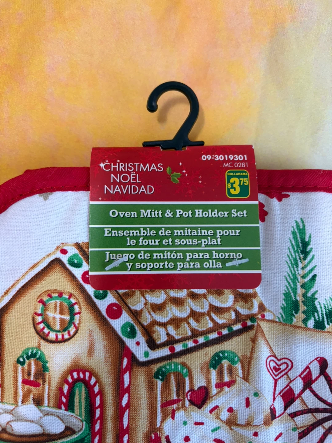 Christmas oven mitt & potholder - x2 - photo 2