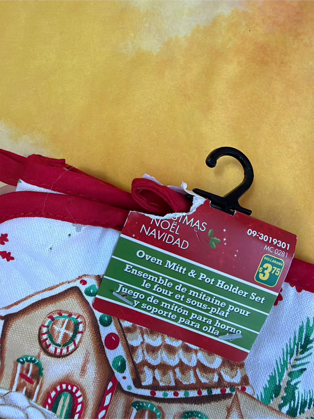 Christmas oven mitt & potholder - x2 - photo 4