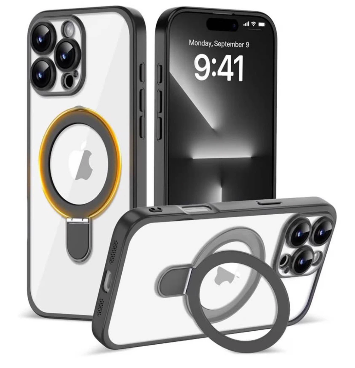iPhone 16 Pro Magnetic Case with Ring Stand - photo 2