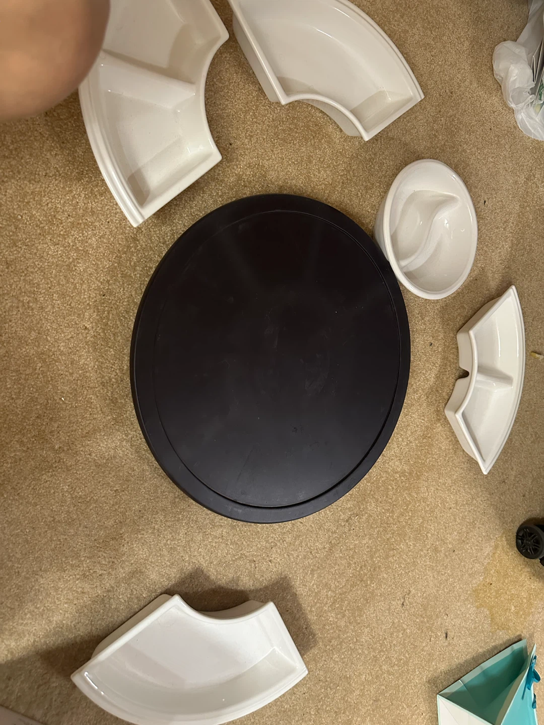 Rotating Ceramic Appetizer Serving Platter - photo 4