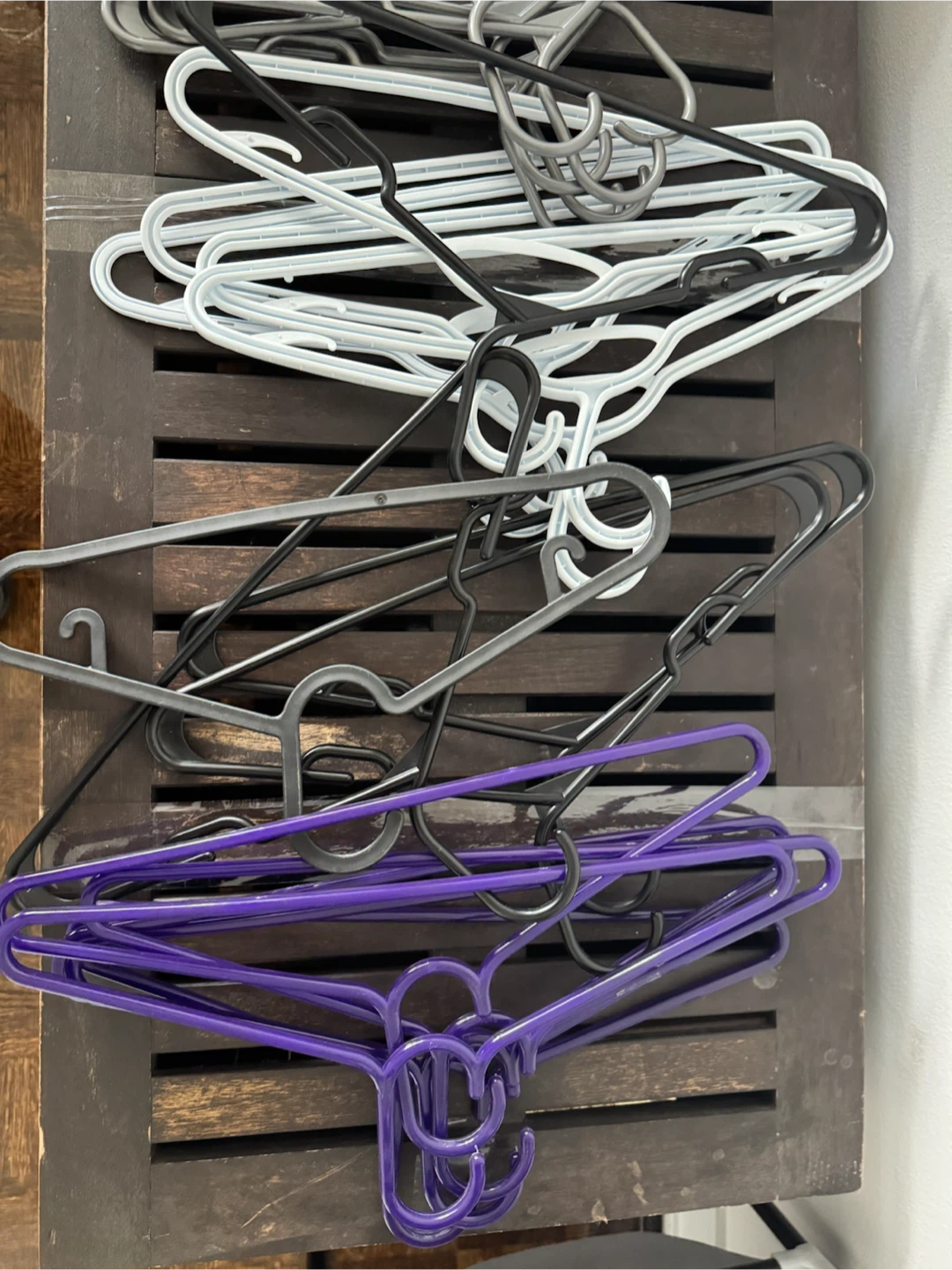 Assorted Plastic Clothing Hangers - photo 2