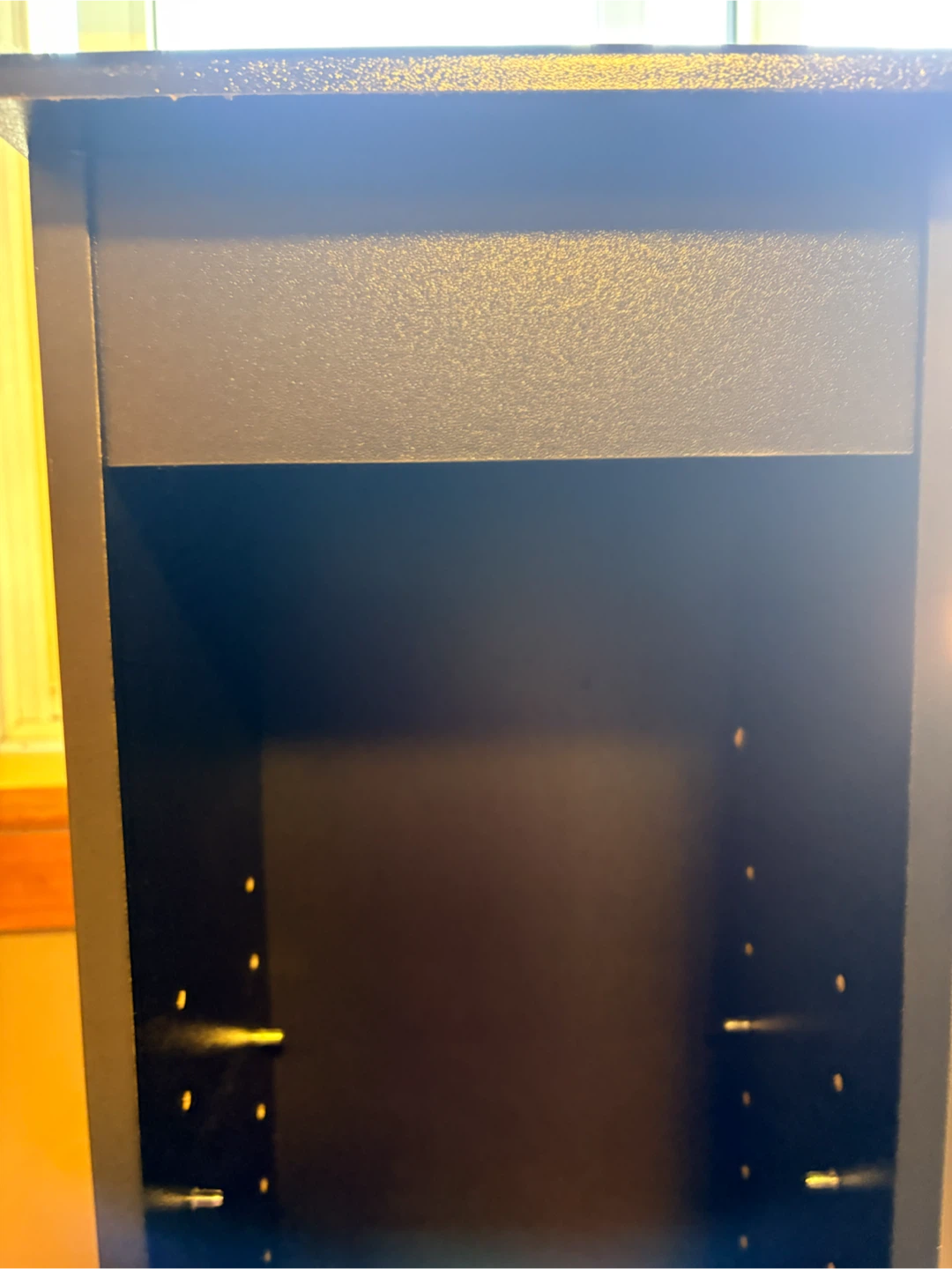 Tall Black Media Tower Storage Rack - photo 2