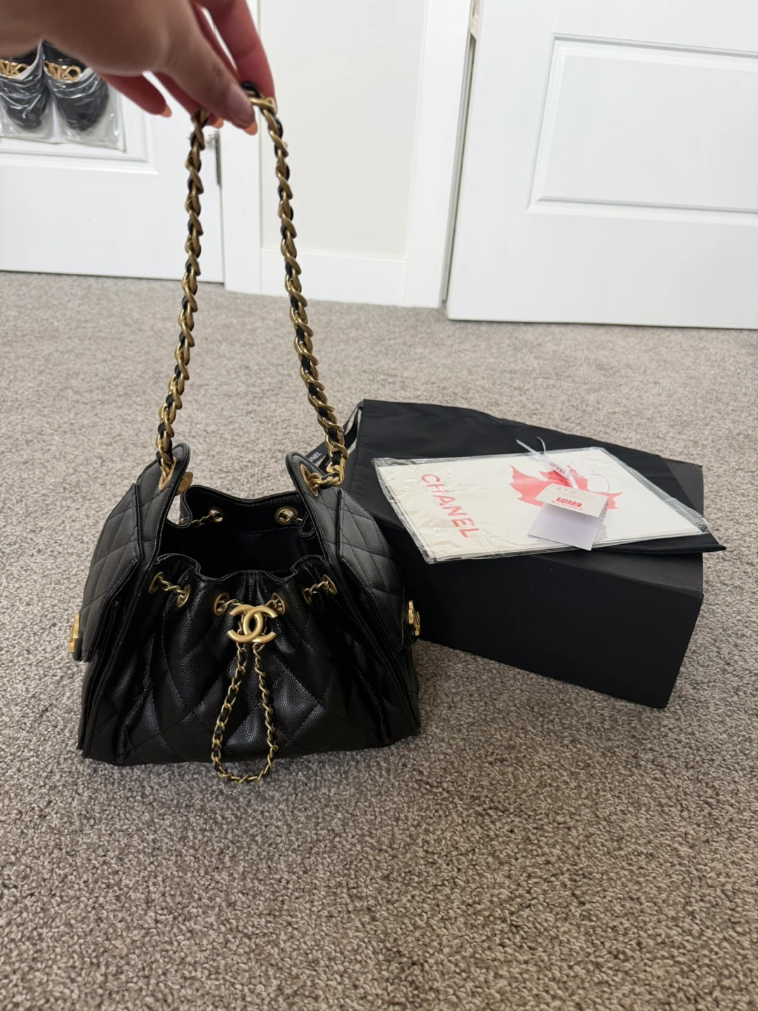Black purse