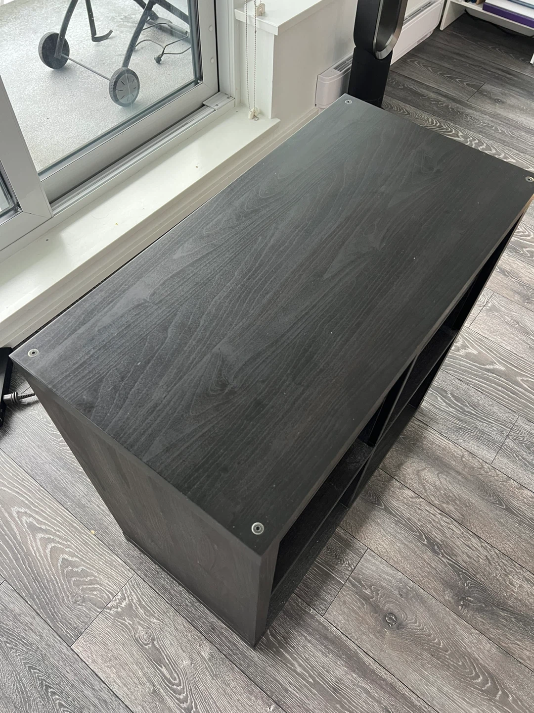 IKEA Kallax shelving unit w/ 2Shelf + 2Door Inserts - photo 2