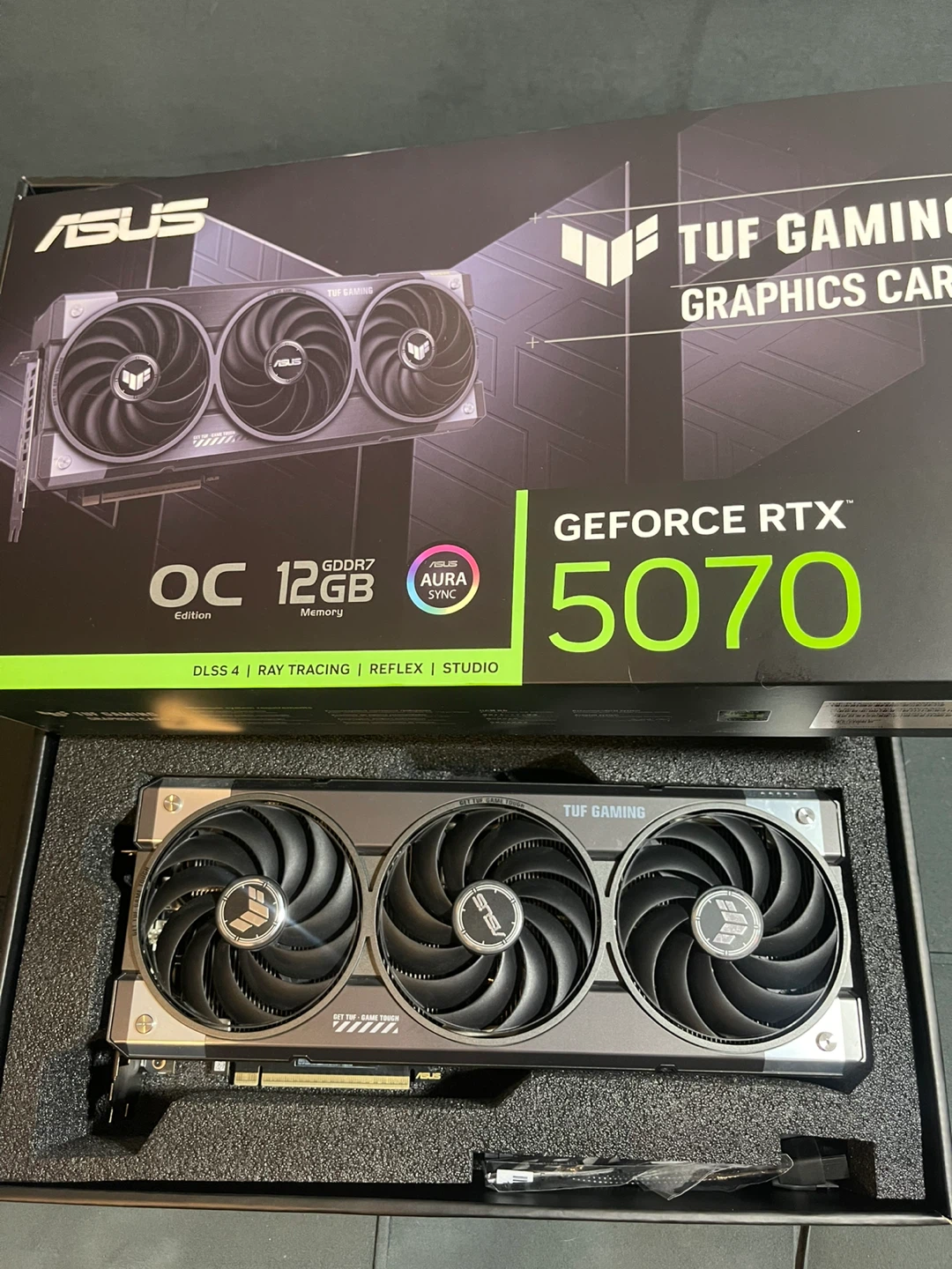 ASUS RTX 5070 OC TUF Gaming 12GB GPU Graphics Card