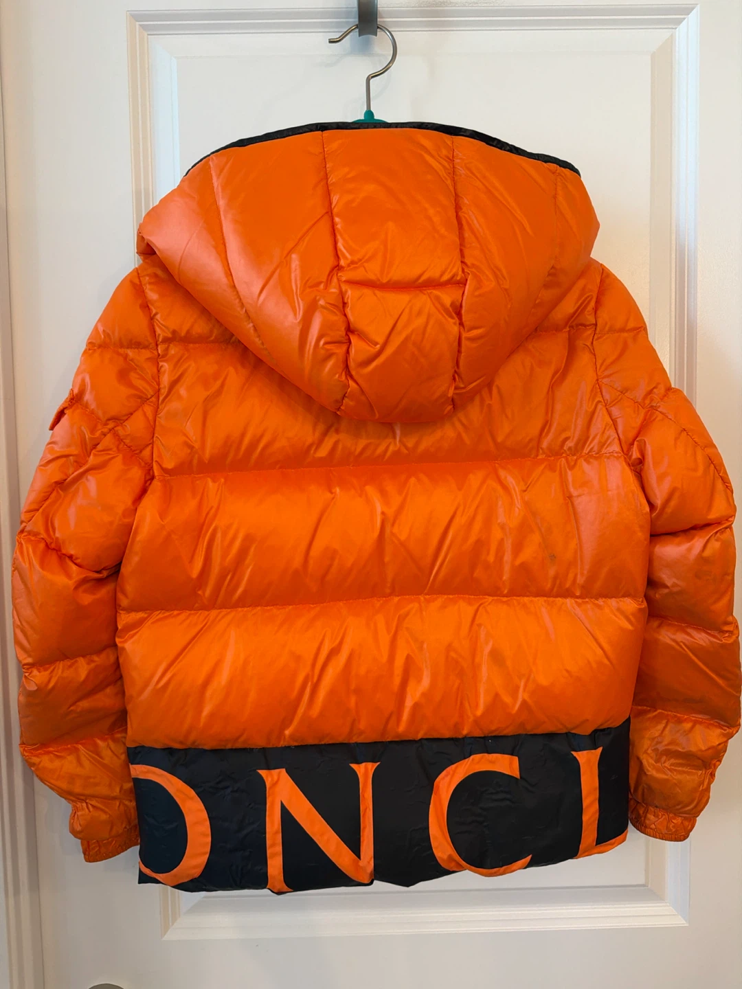 Moncler Orange Puffer Jacket - photo 4