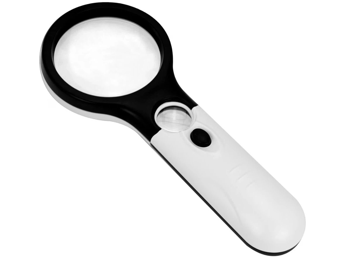 45X LED Magnifying Glass – Handheld Magnifier