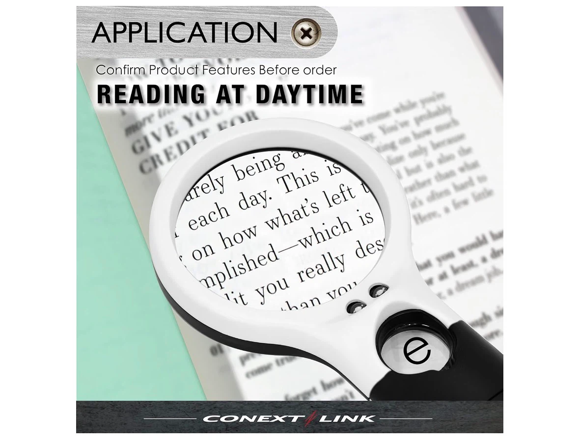 45X LED Magnifying Glass – Handheld Magnifier - photo 5