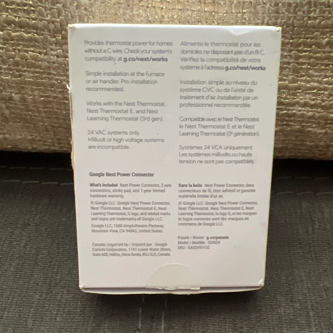 Google Nest Power Connector - photo 2