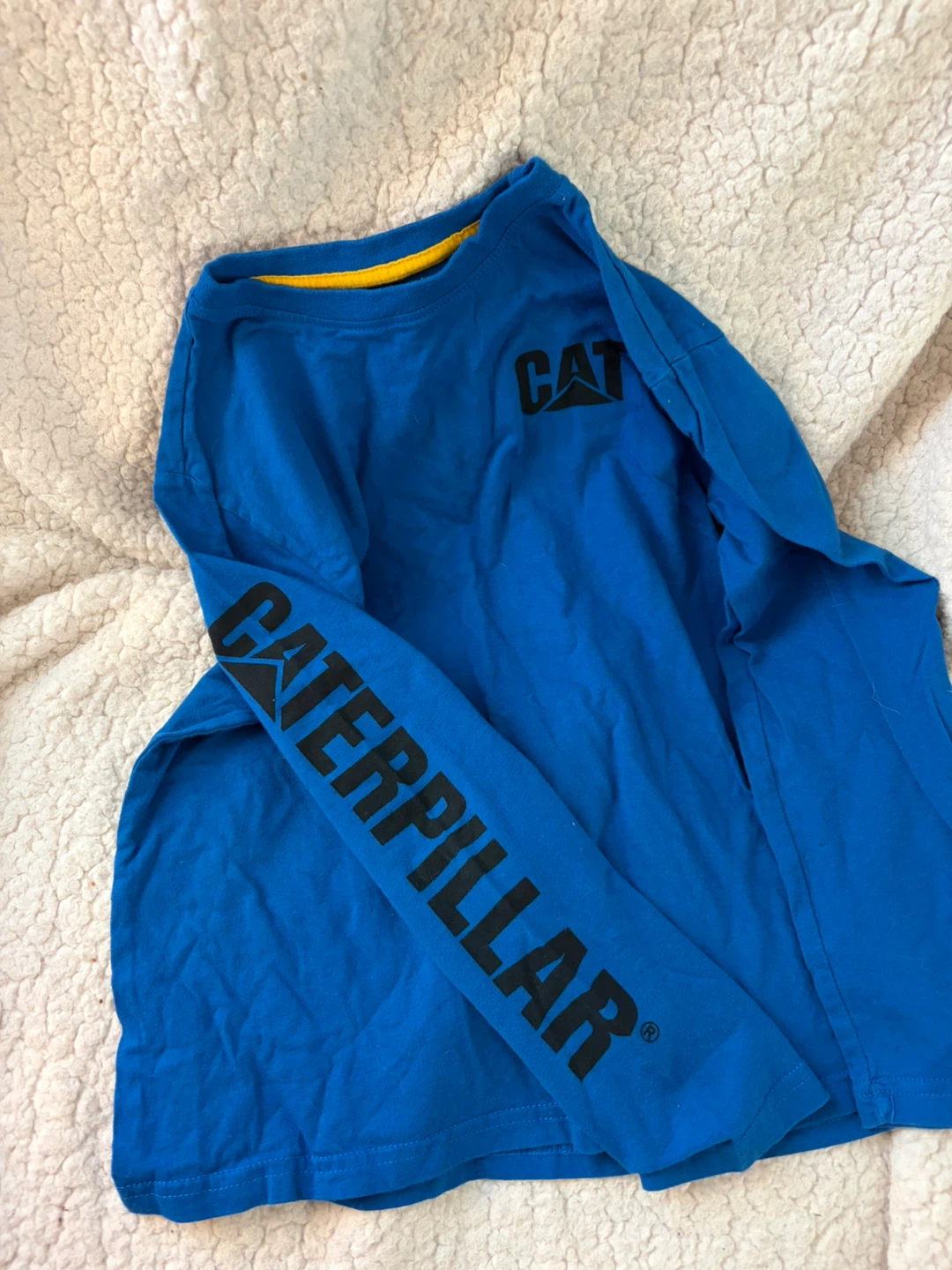 Caterpillar Kids Long Sleeve Shirt Blue - photo 2