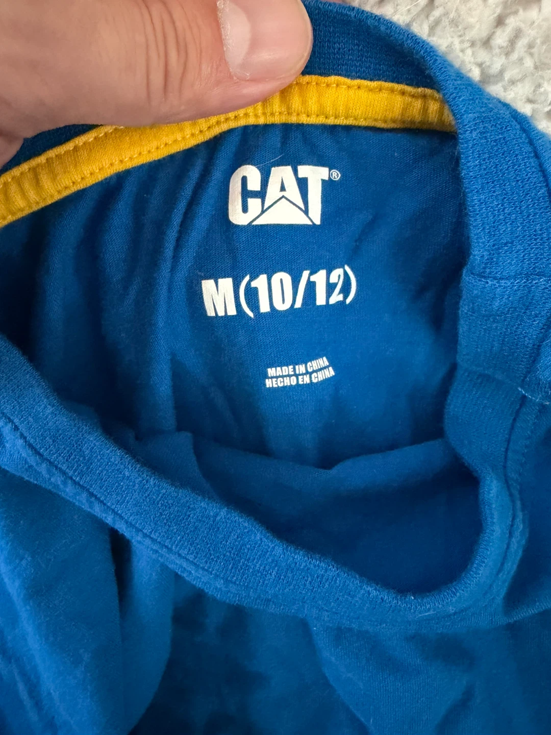Caterpillar Kids Long Sleeve Shirt Blue - photo 4