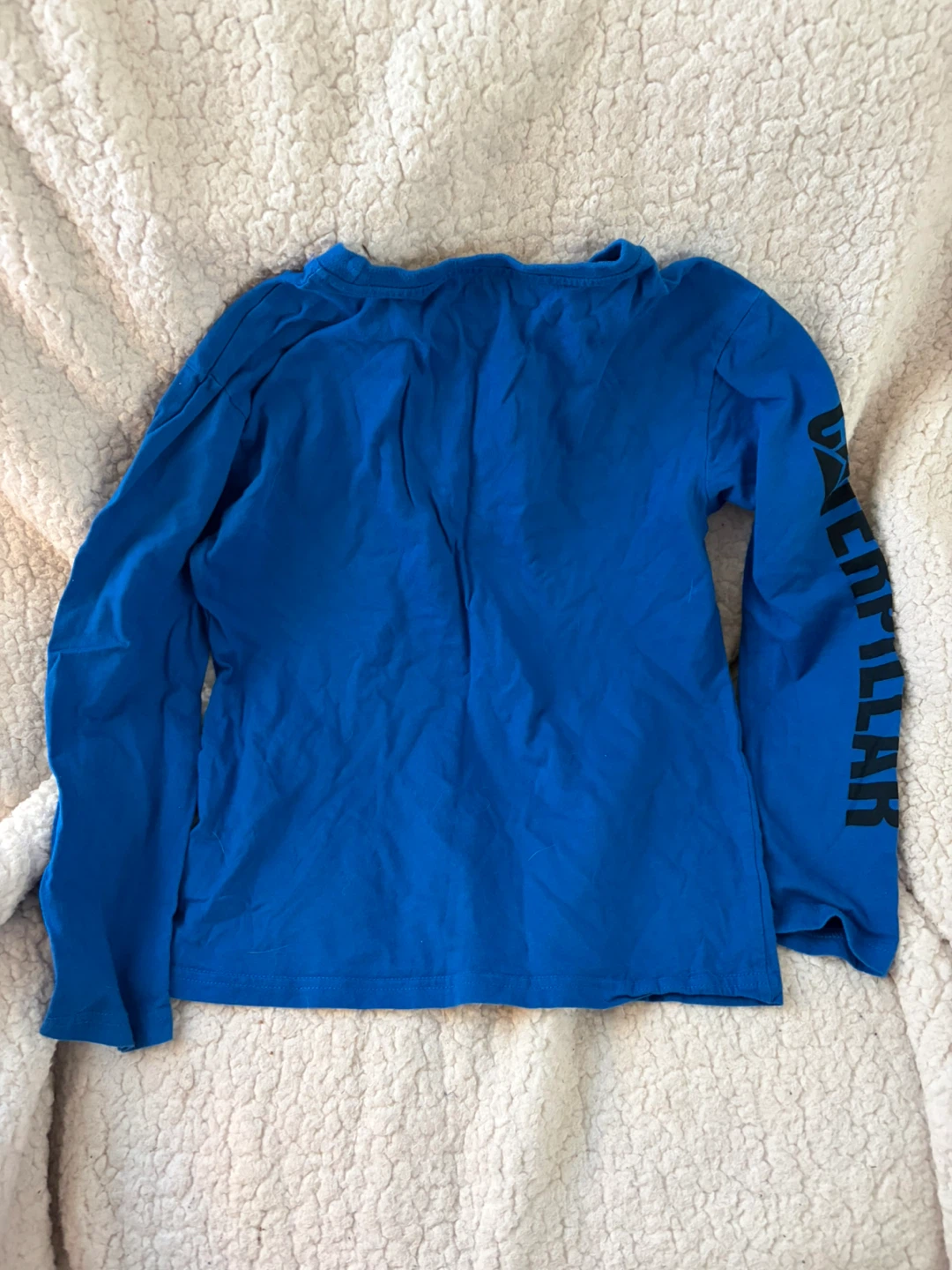 Caterpillar Kids Long Sleeve Shirt Blue - photo 3