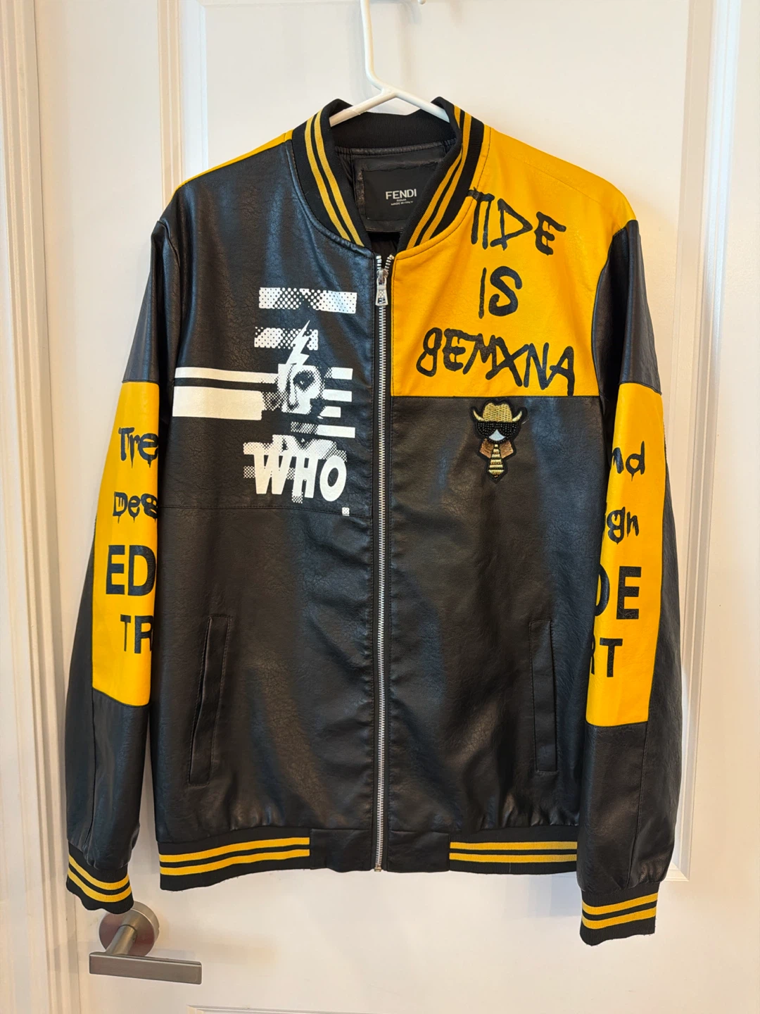 Fendi Varsity Style Jacket