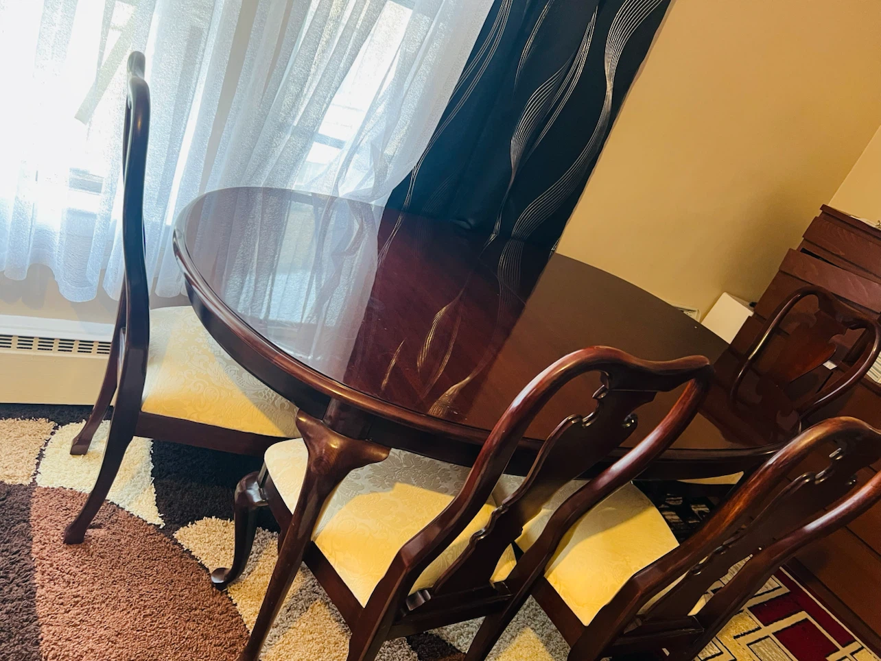 Dining Table and 4 Chairs Set - photo 3
