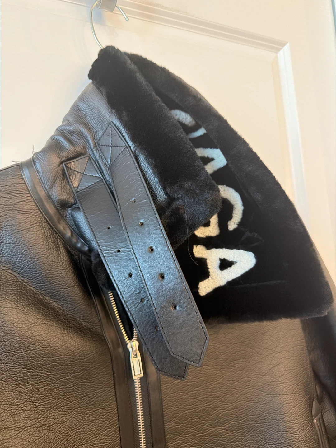 Balenciaga Black Leather Jacket - photo 4