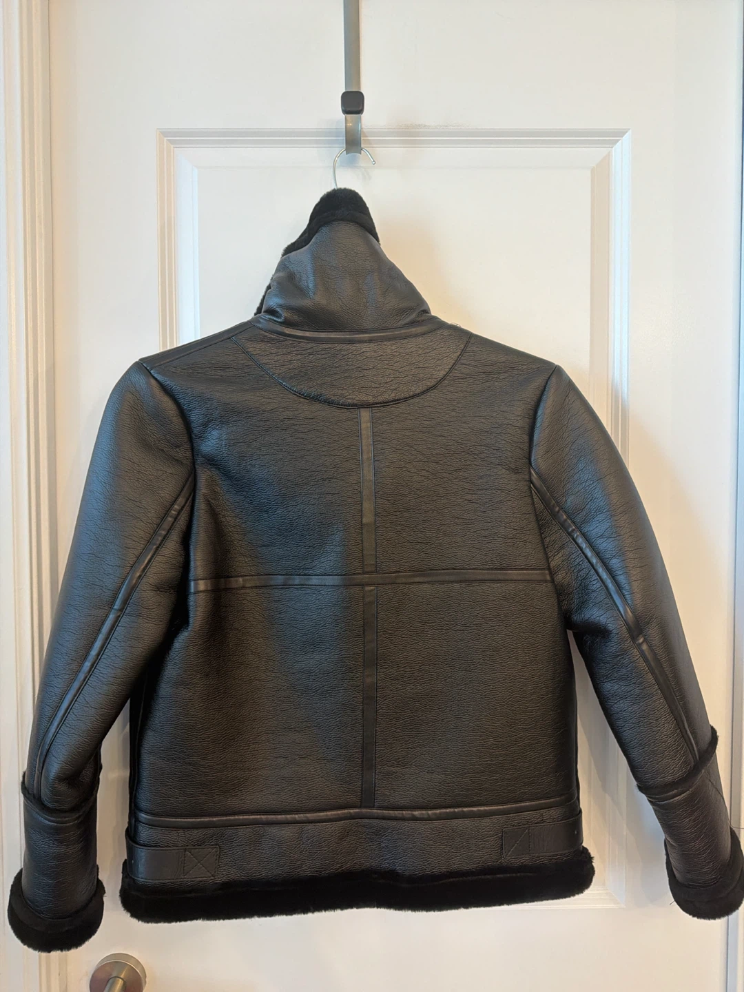 Balenciaga Black Leather Jacket - photo 5