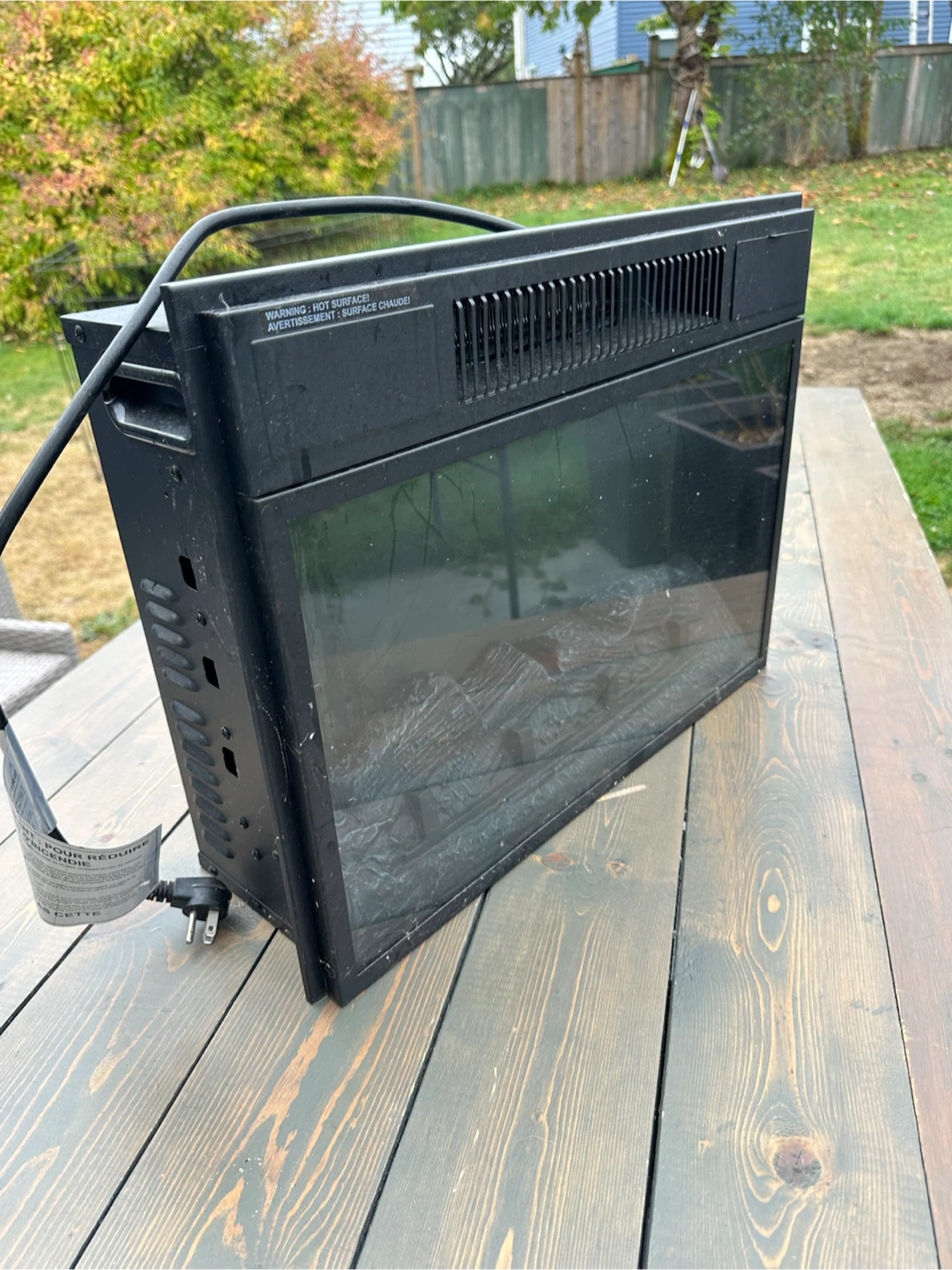 Electric Fireplace Insert