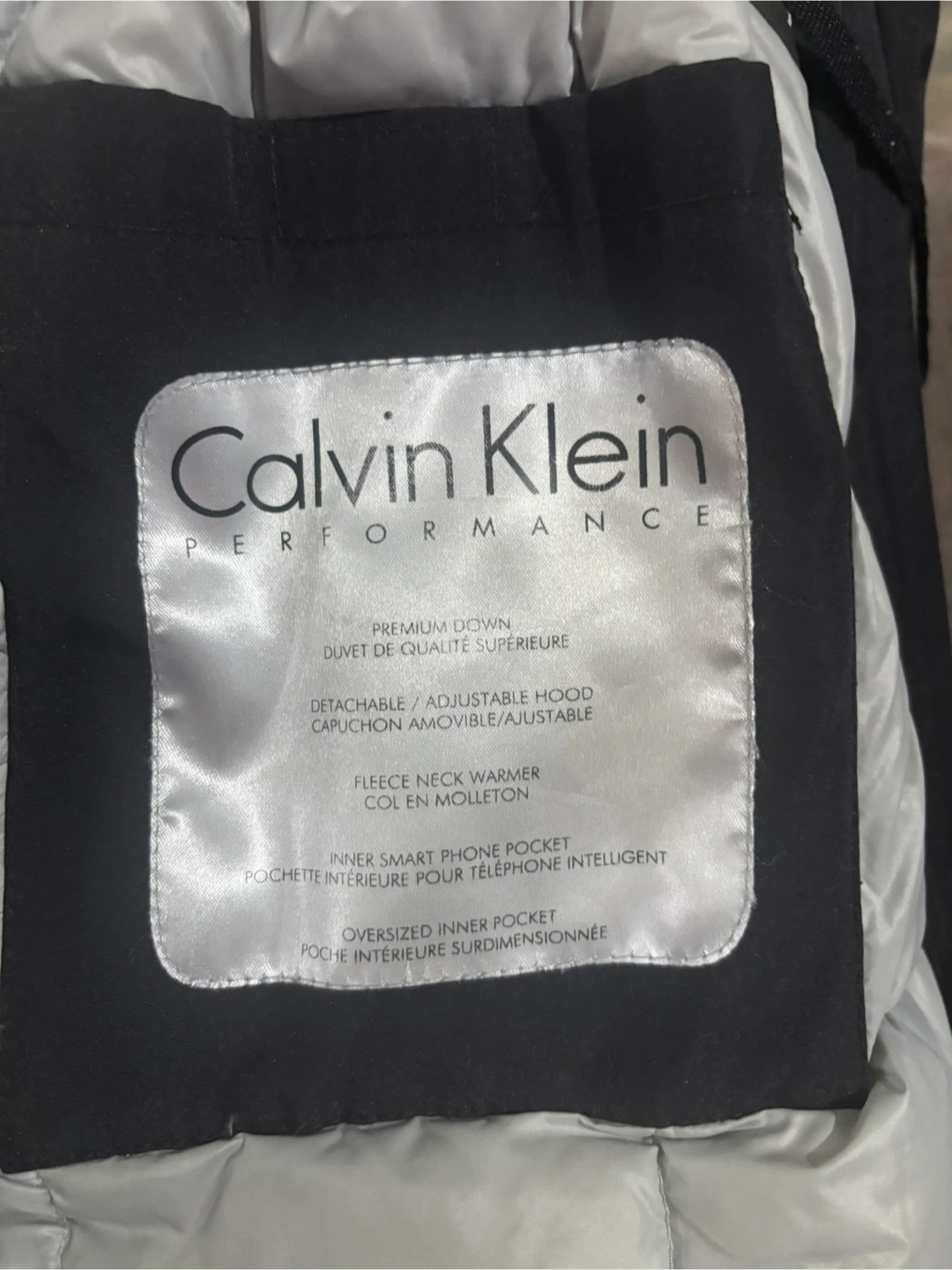 Calvin Klein Performance Down Parka - Black - photo 2