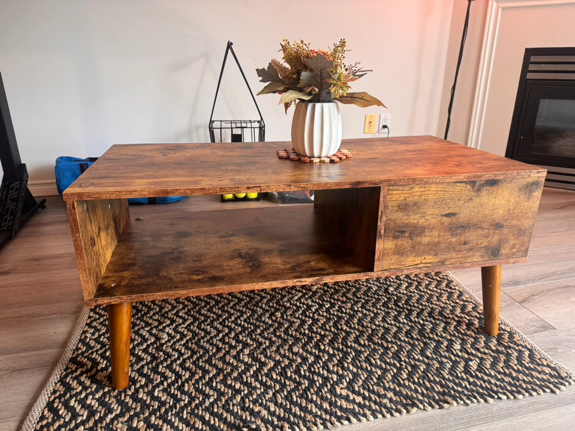 Mid-Century Style Wooden Coffee Table