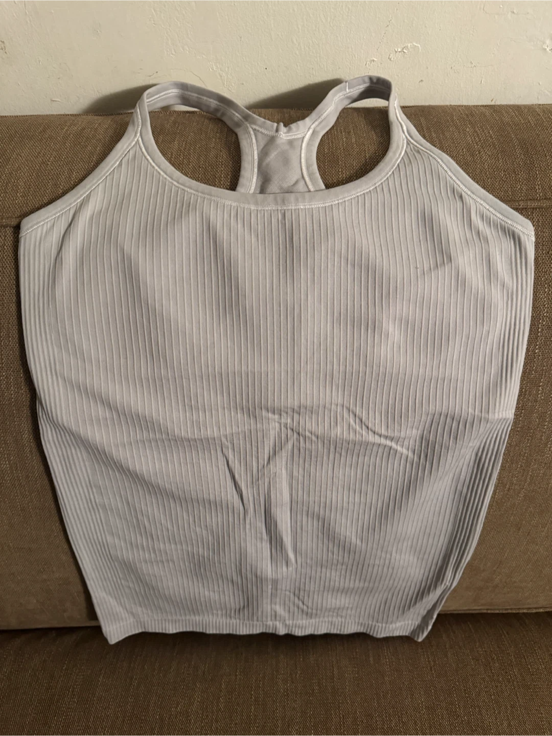 Lululemon Ribbed Racerback Tank Top Size 8