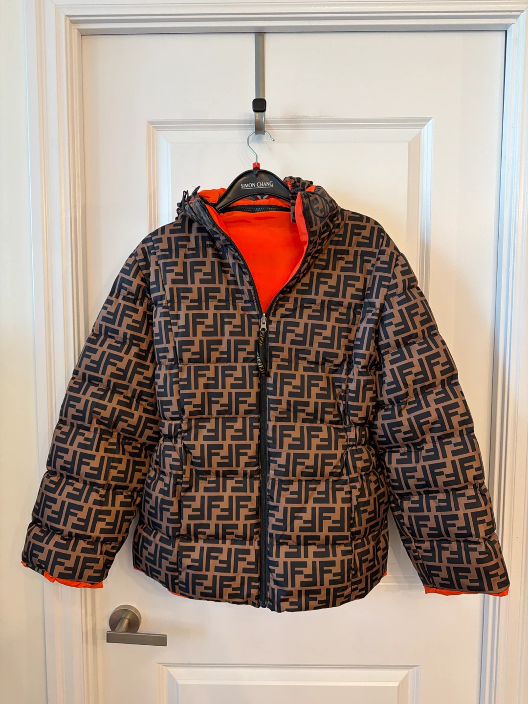 Fendi Reversible Logo Puffer Jacket