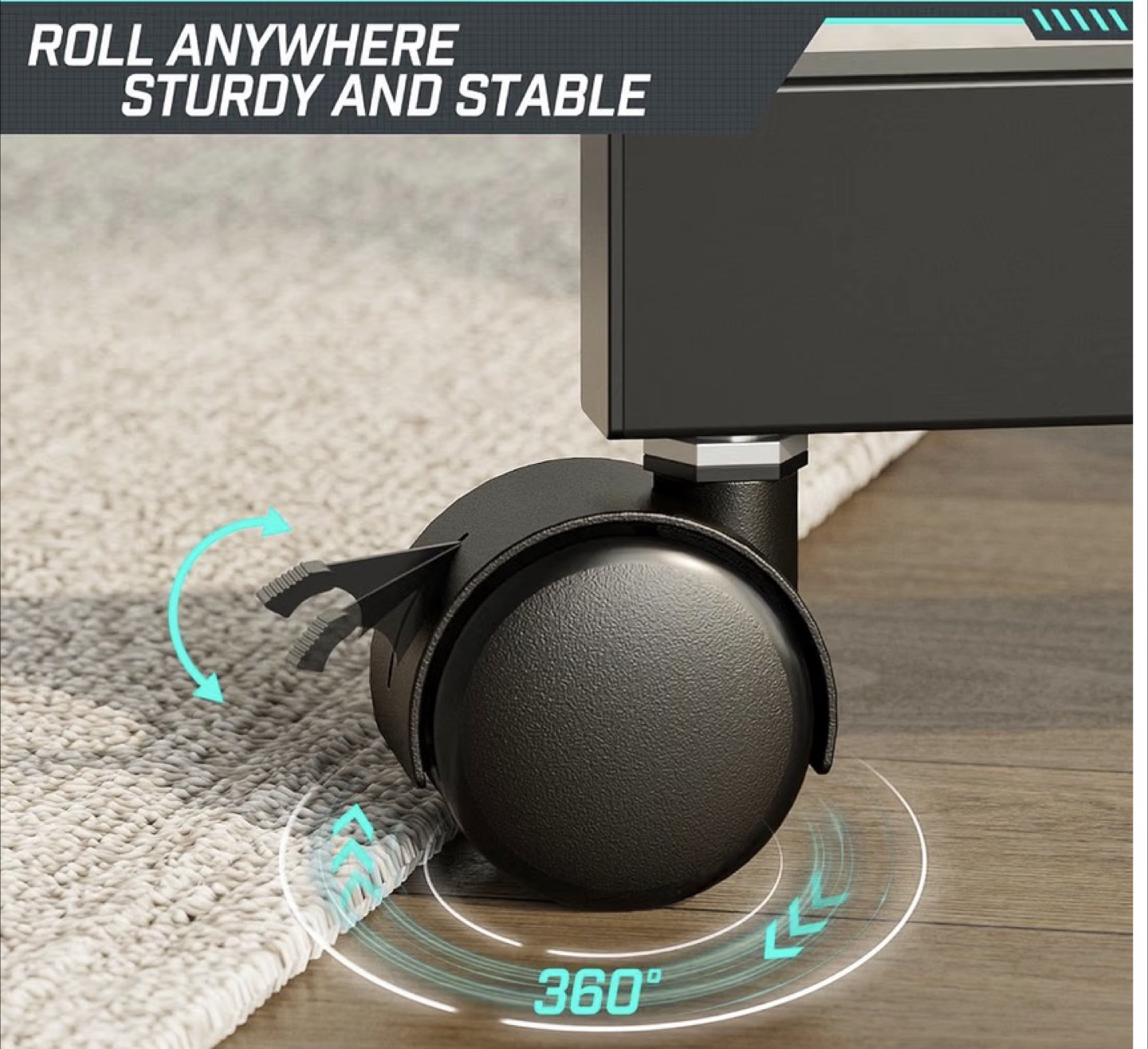Greenstell Mobile Rolling TV Stand - photo 4