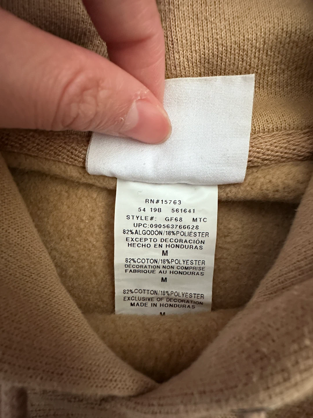 Beige Champion Reverse Weave Hoodie - Medium - photo 3